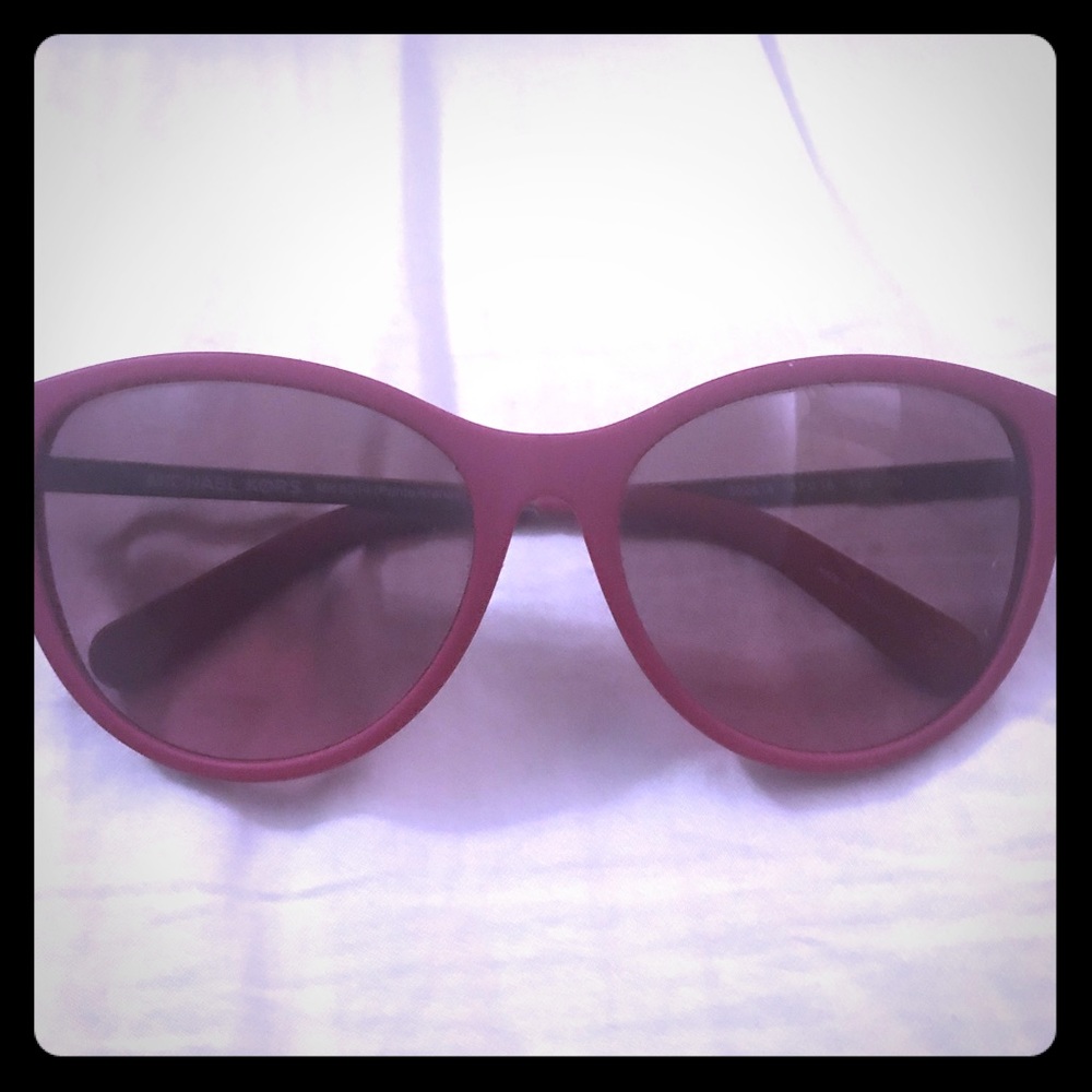 Michael Kors fuschia sunglasses